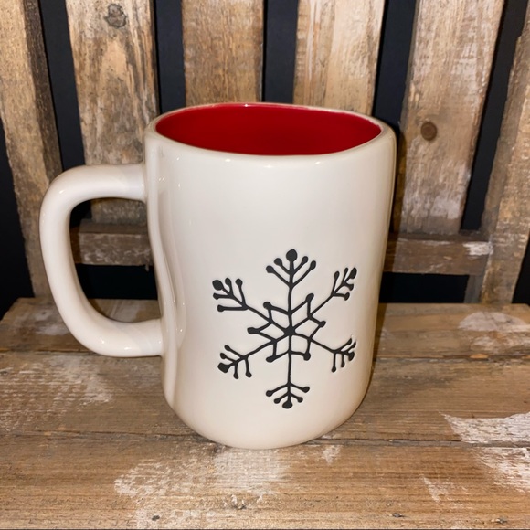 Rae Dunn WHITE CHRISTMAS DOUBLE SIDED ❄️ on the back. 2020 release. - Picture 2 of 4